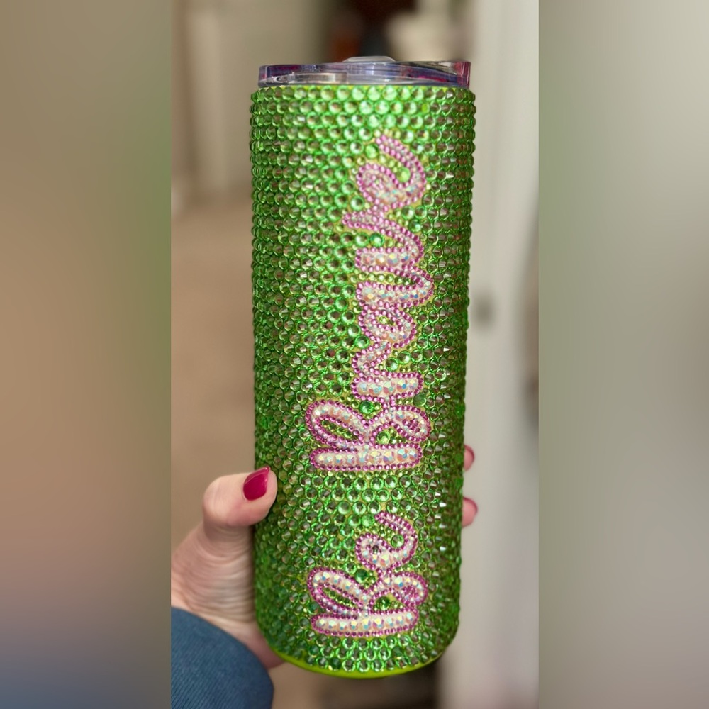 Beautiful bedazzled Be Brave (Bravenly) stainless steel tumbler.Never been used!